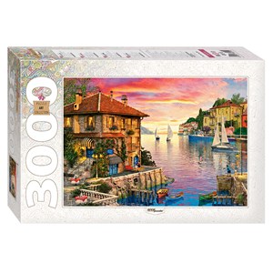 Step Puzzle (85014) - Dominic Davison: "Mediterranean Sea" - 3000 pieces puzzle