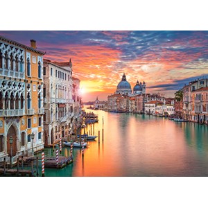 Castorland (B-52479) - "Venice at Sunset" - 500 pieces puzzle
