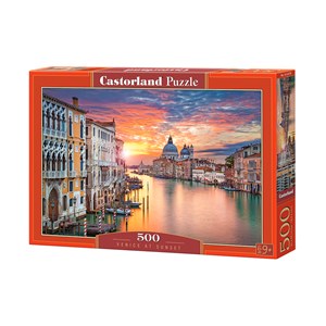 Castorland (B-52479) - "Venice at Sunset" - 500 pieces puzzle