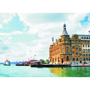 Gold Puzzle (60065) - "Haydarpasa, Istanbul" - 1000 pieces puzzle