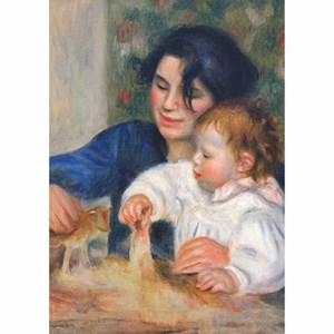 D-Toys (66909) - Pierre-Auguste Renoir: "Gabrielle and Jean" - 1000 pieces puzzle
