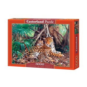 Castorland (C-300280) - "Jaguars in the Forest" - 3000 pieces puzzle