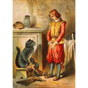 Grafika (00108) - Carl Offterdinger: "Puss in Boots" - 24 pieces puzzle