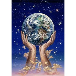 Grafika Kids (01518) - Josephine Wall: "Hands of Love" - 100 pieces puzzle