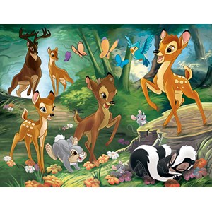 Nathan (86281) - "Bambi, Family Walk" - 30 pieces puzzle
