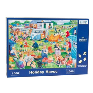 The House of Puzzles (4029) - "Holiday Havoc" - 1000 pieces puzzle