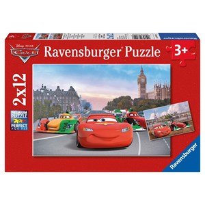Ravensburger (07554) - "Cars in Paris and in London" - 12 pieces puzzle