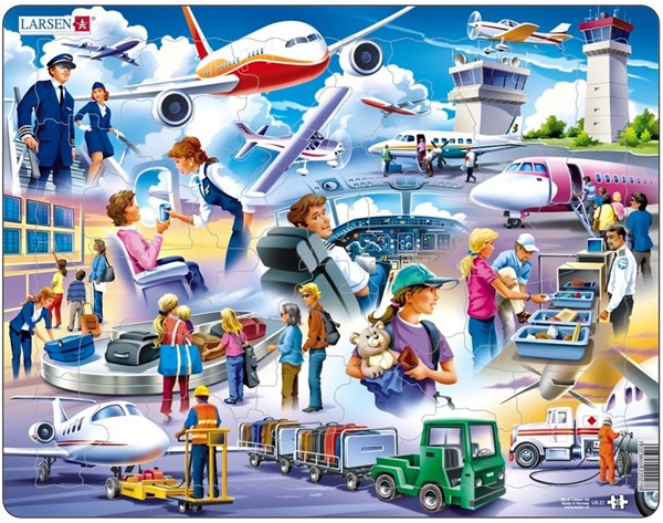 Larsen (US27) - "Airport" - 42 pieces puzzle