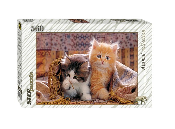Step Puzzle (78026) - "Kittens" - 560 pieces puzzle