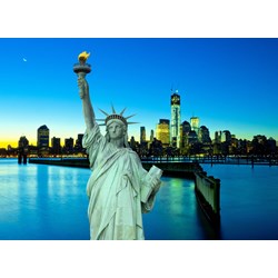 Grafika (00384) - "New York City at Night, USA" - 300 pieces puzzle