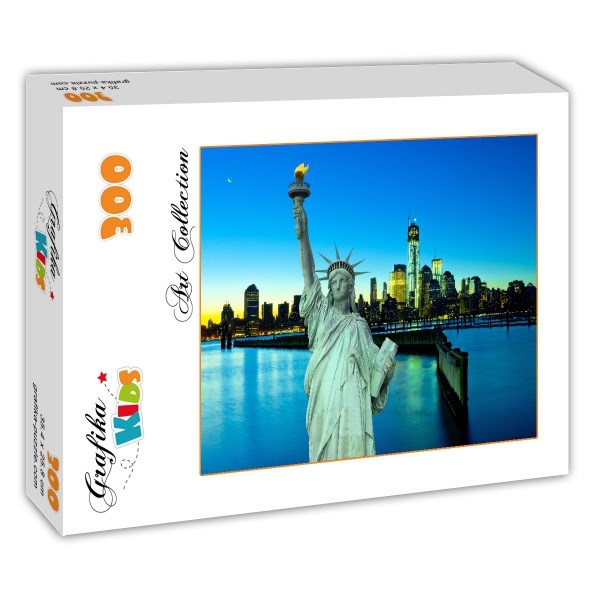 Grafika (00384) - "New York City at Night, USA" - 300 pieces puzzle