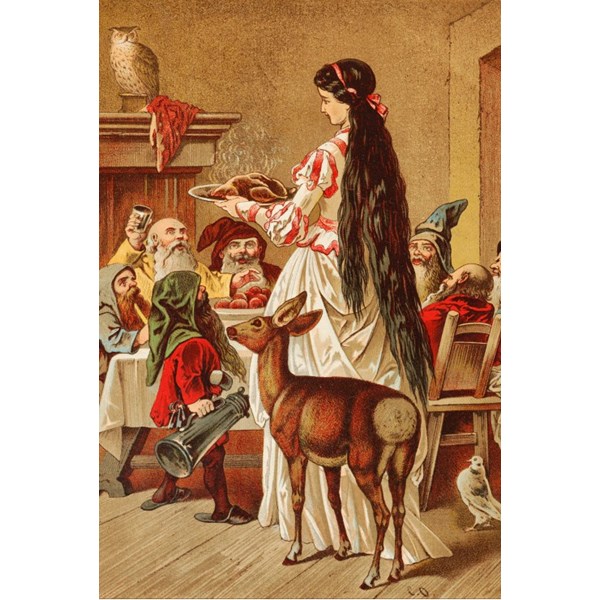 Grafika Kids (00124) - Carl Offterdinger: "Snow White" - 100 pieces puzzle