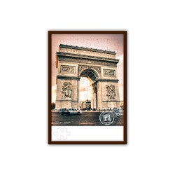 Pintoo (U1005) - "The Eiffel Tower and the Triumph Arch" - 48 pieces puzzle