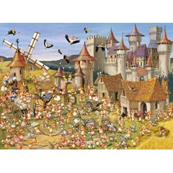 Grafika (00813) - François Ruyer: "Castle" - 300 pieces puzzle