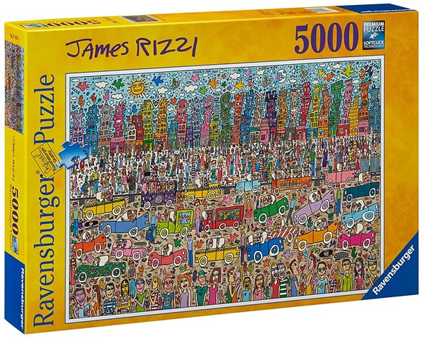 Ravensburger James Rizzi: City Puzzle, 5,000 Pieces