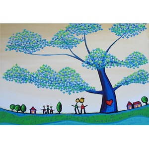 Grafika Kids (01793) - Anne Poire, Patrick Guallino: "Feuilles Protectrices" - 12 pieces puzzle