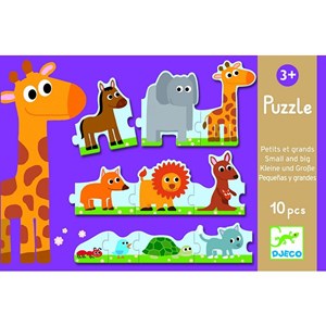 Djeco (08167) - "Little and Big" - 10 pieces puzzle