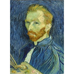 Grafika (01917) - Vincent van Gogh: "Self-Portrait, 1889" - 300 pieces puzzle