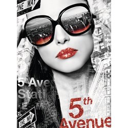 Ravensburger (14713) - "Glitter mouth" - 500 pieces puzzle