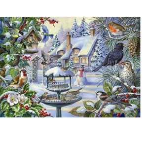 The House of Puzzles (2247) - "Winter Birds" - 500 pieces puzzle