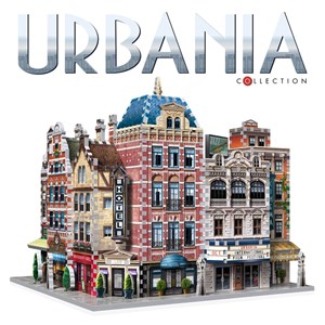 Wrebbit (Wrebbit-Set-Urbania) - "Urbania Collection, Café, Cinema, Hotel" - 880 pieces puzzle