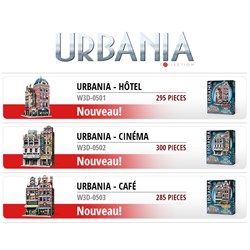 Wrebbit (Wrebbit-Set-Urbania) - "Urbania Collection, Café, Cinema, Hotel" - 880 pieces puzzle
