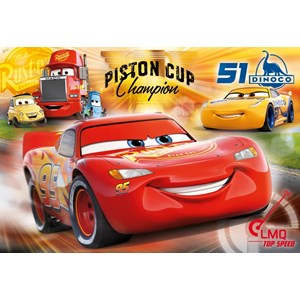 Clementoni (07438) - "Cars" - 30 pieces puzzle