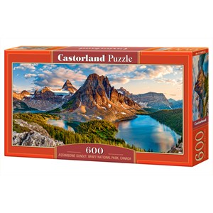 Castorland (B-060023) - "Assiniboine Sunset, Banff National Park, Canada" - 600 pieces puzzle