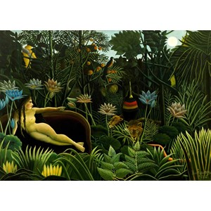 Grafika Kids (00305) - Henri Rousseau: "The Dream, 1910" - 24 pieces puzzle