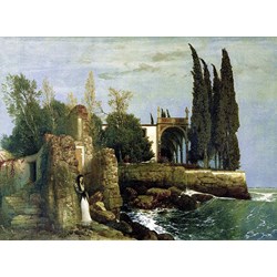 Ravensburger (14022) - Arnold Böcklin: "Ruins by the Sea" - 300 pieces puzzle