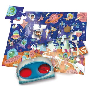 Ludattica (52493) - "Secret Puzzle, The Space" - 24 pieces puzzle