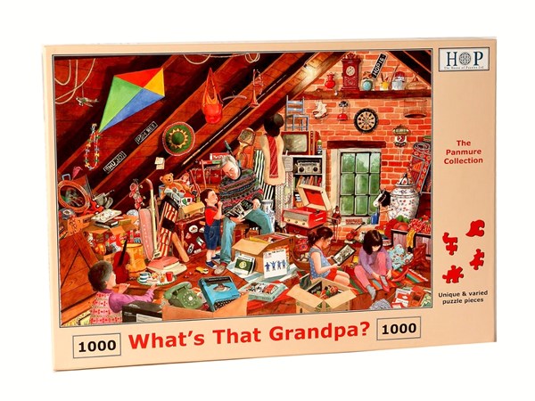 The House of Puzzles (4302) - "What's That Grandpa" - 1000 pieces puzzle