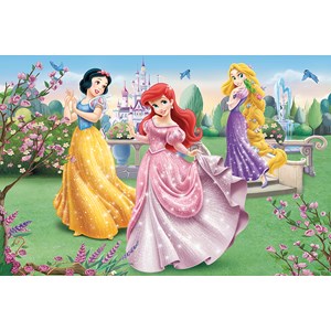 Trefl (14135) - "Princesses By The Fountain" - 24 pieces puzzle