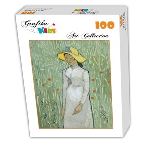 Grafika Kids (00996) - Vincent van Gogh: "Girl in White, 1890" - 100 pieces puzzle