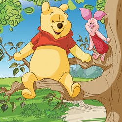 Trefl (34106) - "Winnie the Pooh" - 20 36 50 pieces puzzle