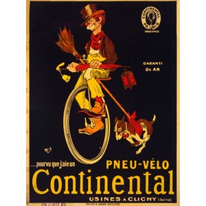 Grafika (00613) - "Poster for Continental tires, 1900" - 2000 pieces puzzle