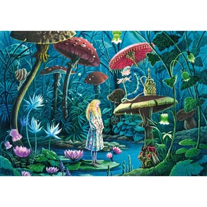 Puzzle Michele Wilson (W443-100) - Florence Magnin: "Alice in Wonderland" - 100 pieces puzzle