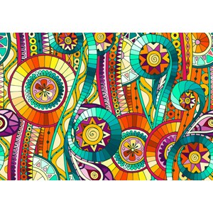 Grafika Kids (01077) - "Abstract art" - 100 pieces puzzle