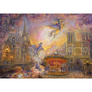 Grafika (T-00277) - Josephine Wall: "Magical Merry Go Round" - 2000 pieces puzzle