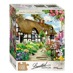 Step Puzzle (79800) - "English Cottage" - 1000 pieces puzzle