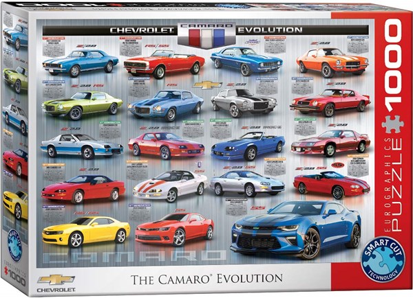 Eurographics (6000-0733) - "Chevrolet The Camaro Evolution" - 1000 pieces puzzle