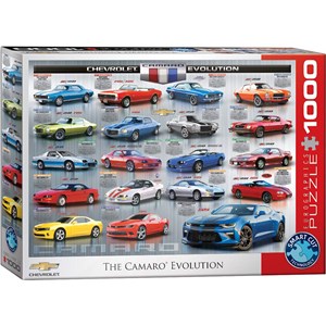 Eurographics (6000-0733) - "Chevrolet The Camaro Evolution" - 1000 pieces puzzle
