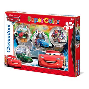 Clementoni (27857) - "Cars, Ready to Go" - 104 pieces puzzle