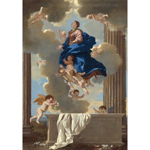 Grafika (01666) - Nicolas Poussin: "The Assumption of the Virgin, 1630/1632" - 1000 pieces puzzle