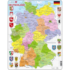 Larsen (A11-DE) - "Germany Political Map - DE" - 70 pieces puzzle