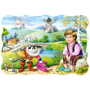 Castorland (B-03334) - "The Puss in Boots" - 30 pieces puzzle