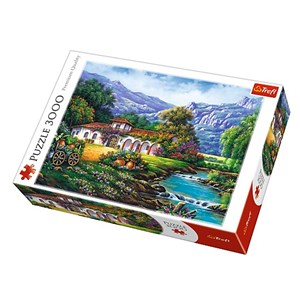 Trefl (33051) - "Hacienda by the Stream" - 3000 pieces puzzle
