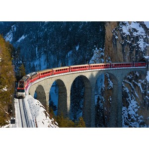 Ravensburger (19352) - "Landwasser Viaduct" - 1000 pieces puzzle
