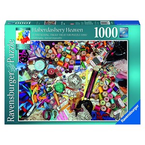 Ravensburger (19396) - "Haberdashery Heaven" - 1000 pieces puzzle