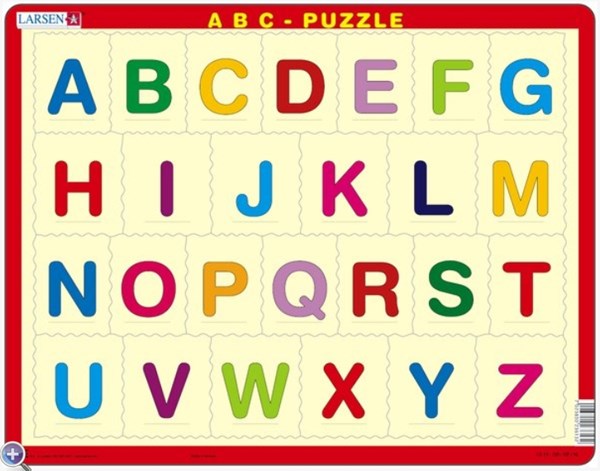 Larsen (LS13) - "Alphabet" - 26 pieces puzzle